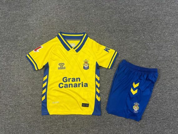 25/26 Las Palmas Home Football Shirt Kids Size Suit