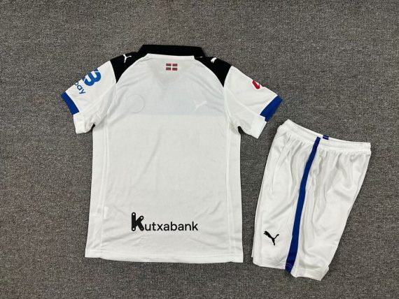 25/26 Deportivo Alaves Away Football Shirt Kids Size Suit