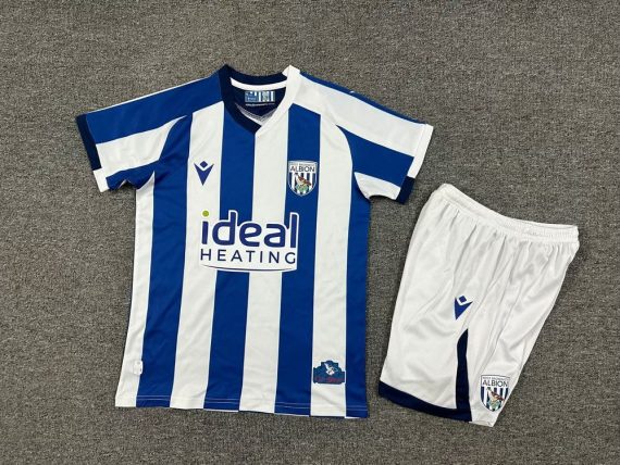 25/26 West Bromwich Albion Home Football Shirt Kids Size Suit