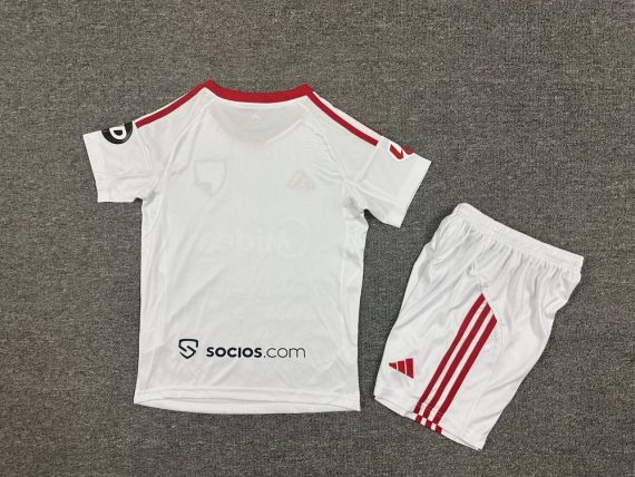 25/26 Sevilla Home Football Shirt Kids Size Suit