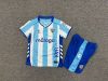 25/26 Malaga Home Football Shirt Kids Size Suit