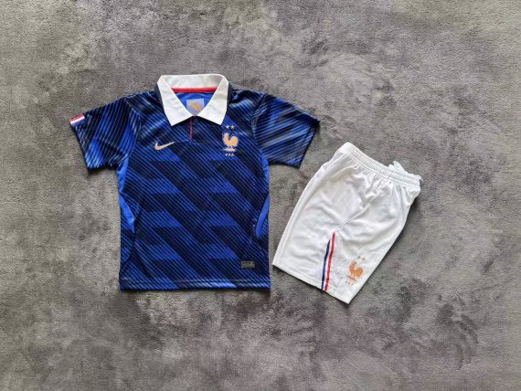 26/27 France Home Football Shirt Kids Size Suit