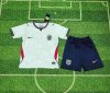 26/27 England Home Football Shirt Kids Size Suit (Blue Shorts)
