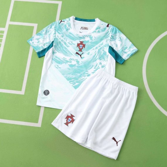 26/27 Portugal Away Football Shirt Kids Size Suit