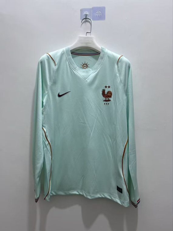 26/27 Long Sleeve France Away Football Shirt