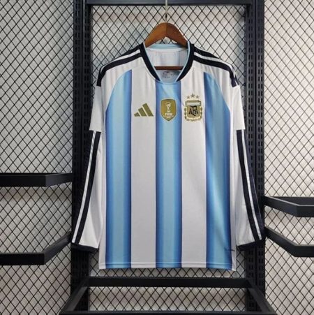 26/27 Long Sleeve Argentina Home Football Shirt