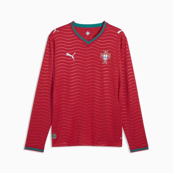 26/27 Long Sleeve Portugal Home Football Shirt
