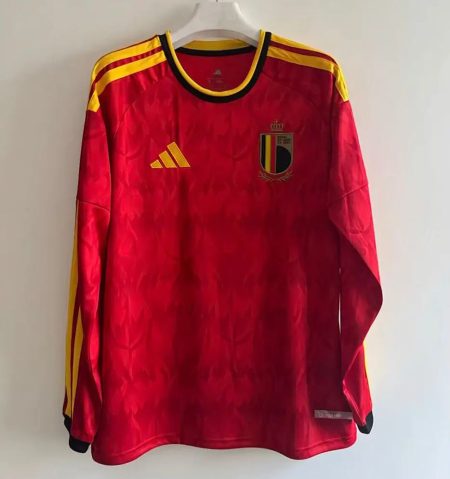 26/27 Long Sleeve Belgium Home Football Shirt