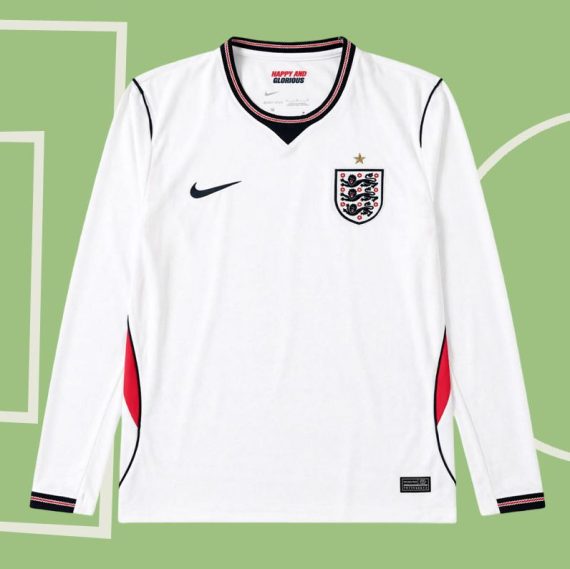 26/27 Long Sleeve England Home Football Shirt