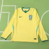 26/27 Long Sleeve Brazil Home Football Shirt