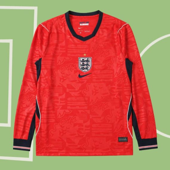 26/27 Long Sleeve England Away Football Shirt