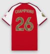 25/26 Arsenal Champions #26 Home Football Shirt