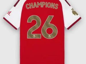 25/26 Arsenal Champions #26 Home Football Shirt