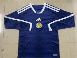 26/27 Long Sleeve Scotland Home Football Shirt
