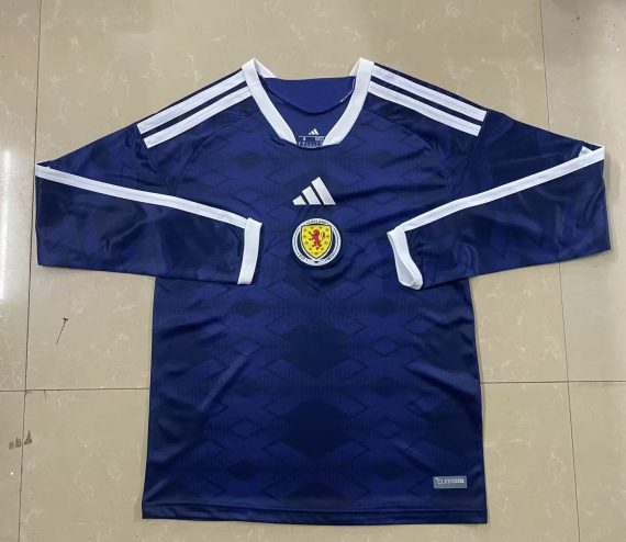 26/27 Long Sleeve Scotland Home Football Shirt
