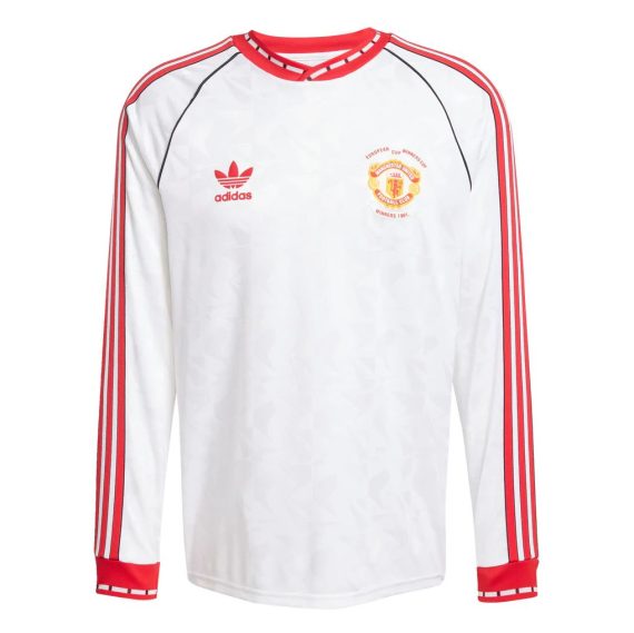 1991 Retro Long Sleeve Manchester United Away Football Shirt