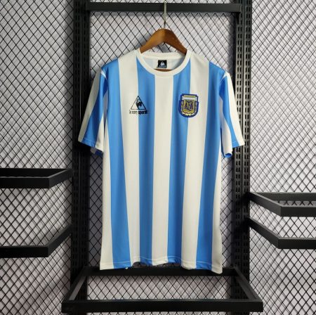 1986 Retro Argentina National Team Home Jersey