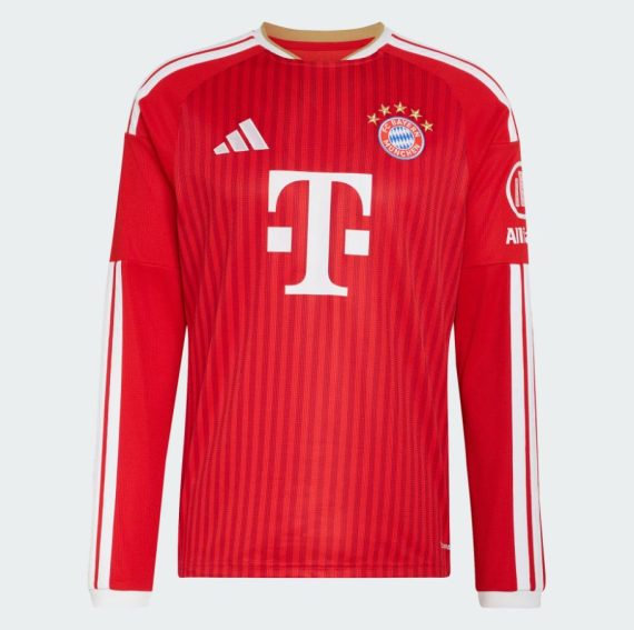 26/27 Player Version Long Sleeve Bayern Munich Home Football Shirt