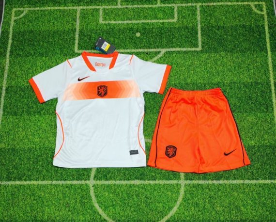 26/27 Netherlands Away Football Shirt Kids Size Suit