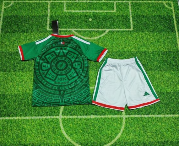 26/27 Mexico Home Football Shirt Kids Size Suit