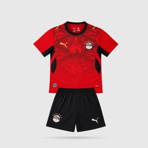 26/27 Egypt Home Football Shirt Kids Size Suit