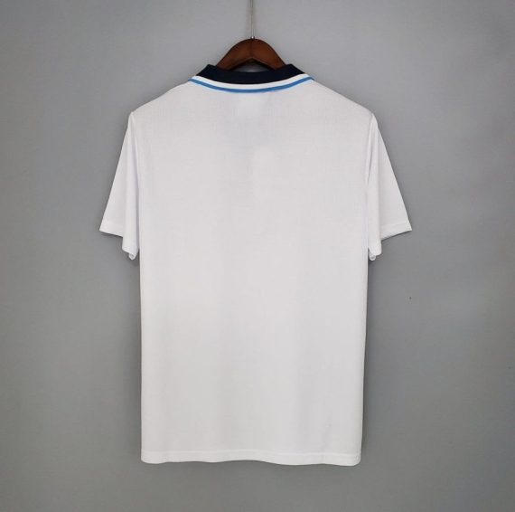 1996 Retro England Home Soccer Jersey