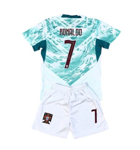 26/27 Portugal #7 Ronaldo Away Football Shirt Kids Size Suit