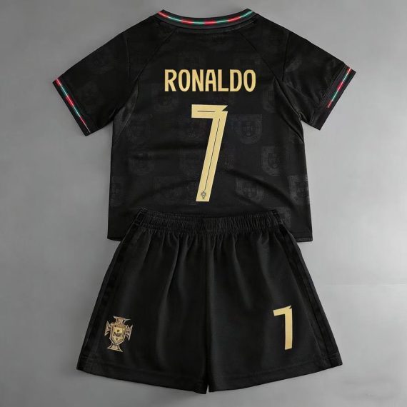 26/27 Portugal #7 Ronaldo Special Edition Football Shirt Kids Size Suit