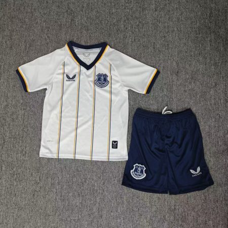26/27 Everton Away Football Shirt Kids Size Suit