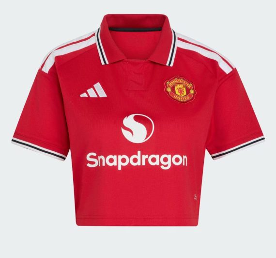 26/27 Manchester United Home Cropped Football Shirt