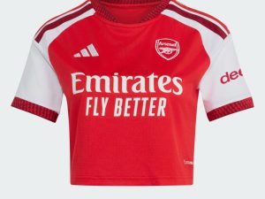 26/27 Arsenal Home Cropped Football Shirt