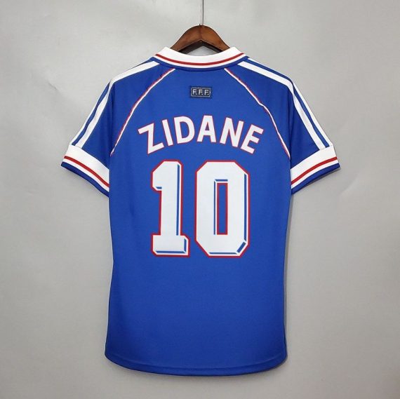 98 France #10 Zidane Home Jersey