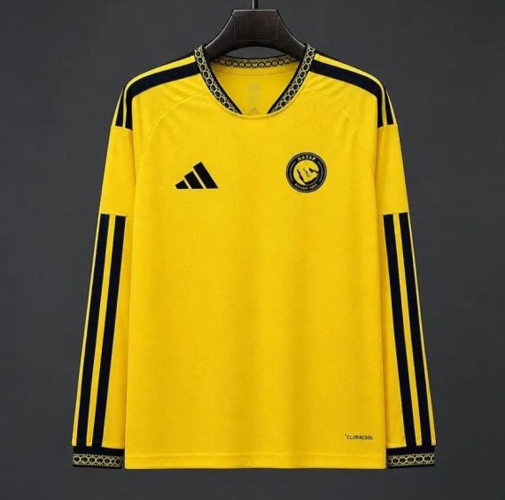 26/27 Long Sleeve Al-Nassr Home Football Shirt
