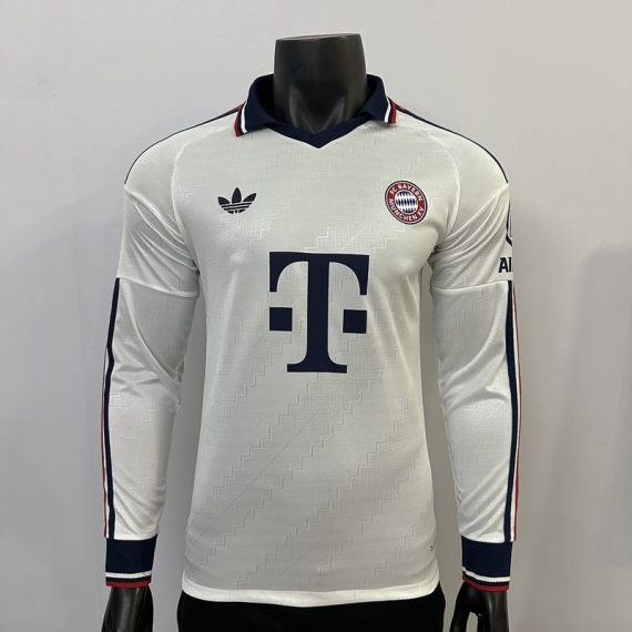 26/27 Player Version Long Sleeve Bayern Munich Away Football Shirt