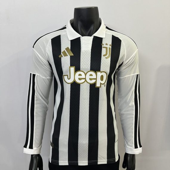 26/27 Player Version Long Sleeve Juventus Home Football Shirt