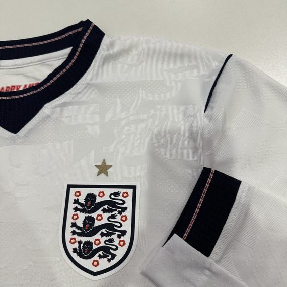 26/27 Player Version Long Sleeve England Home Football Shirt