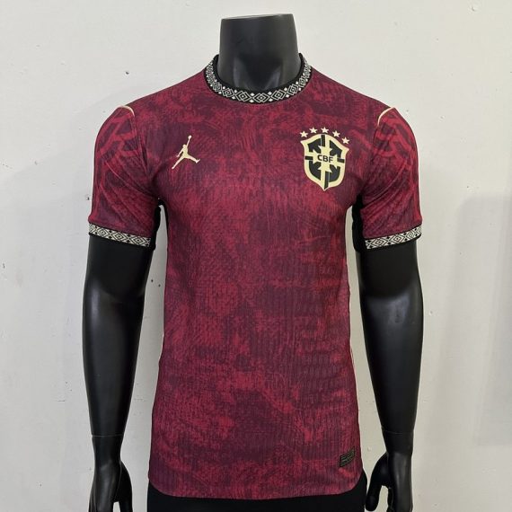 26/27 Player Version Brazil Maroon Football Shirt