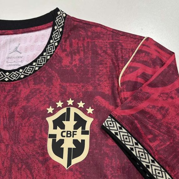 26/27 Player Version Brazil Maroon Football Shirt